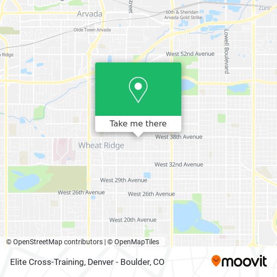 Elite Cross-Training map