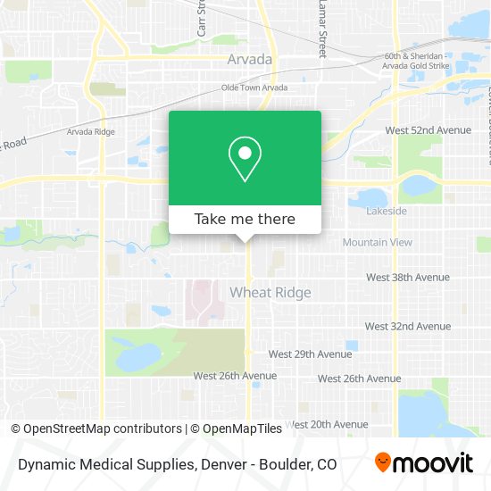 Dynamic Medical Supplies map
