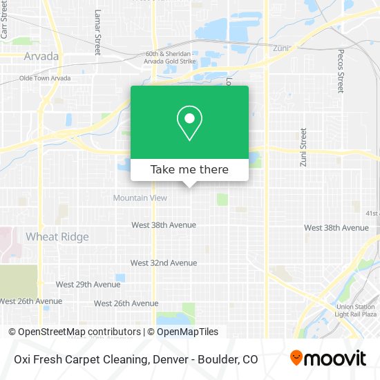 Oxi Fresh Carpet Cleaning map