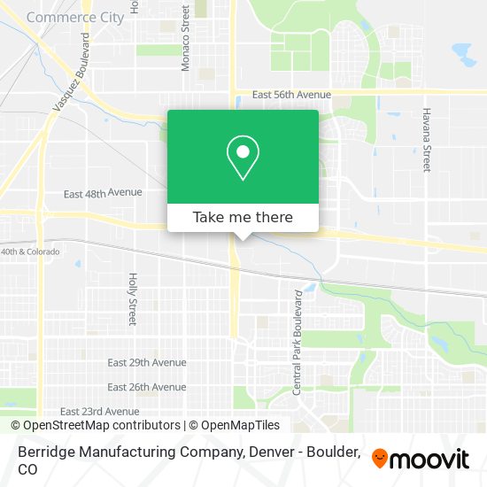 Berridge Manufacturing Company map