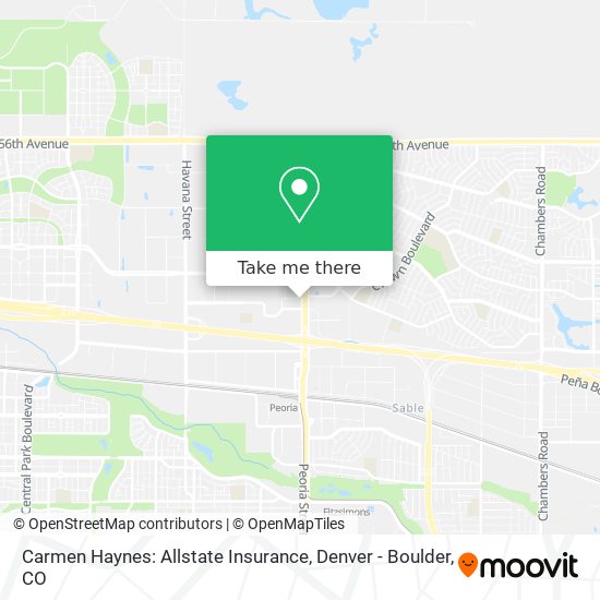 Carmen Haynes: Allstate Insurance map