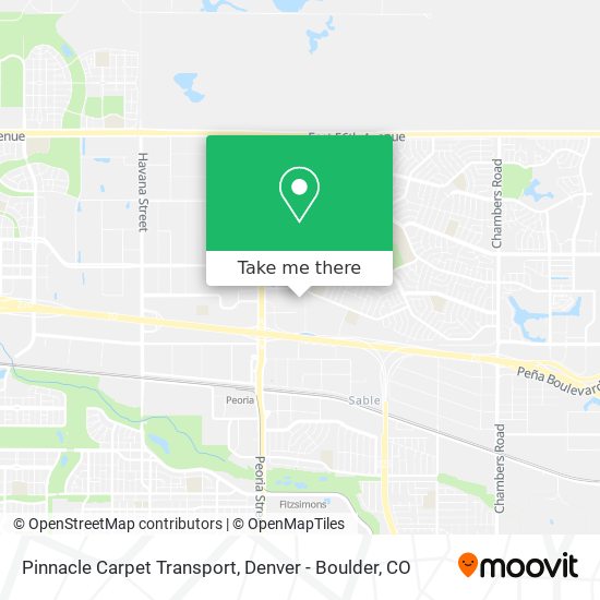 Mapa de Pinnacle Carpet Transport
