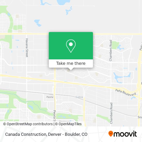 Canada Construction map