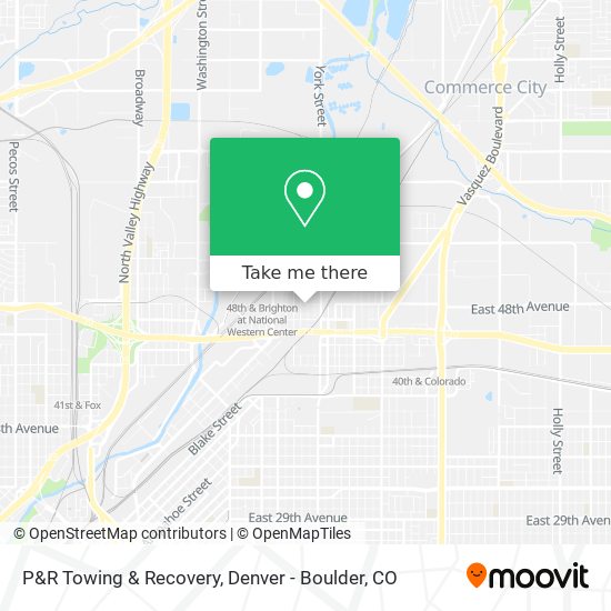 Mapa de P&R Towing & Recovery