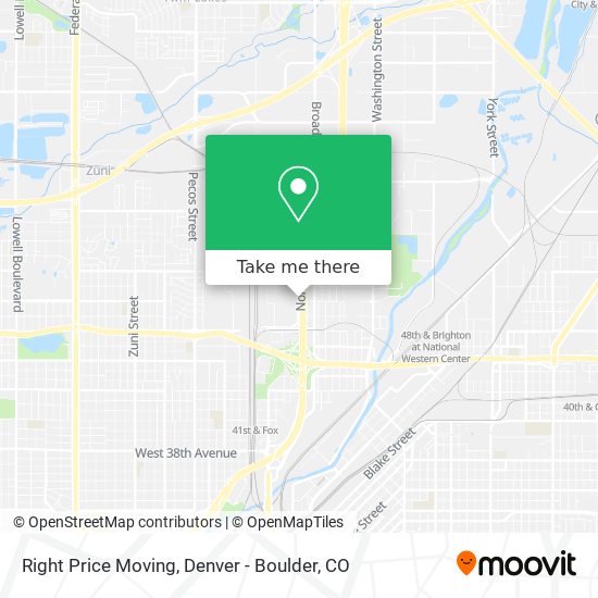 Right Price Moving map