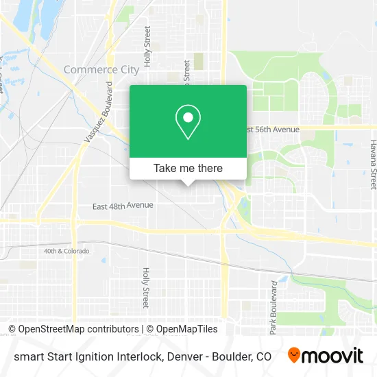 smart Start Ignition Interlock map