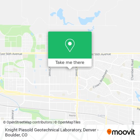Mapa de Knight Piesold Geotechnical Laboratory