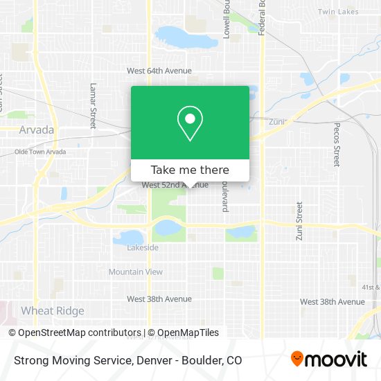 Mapa de Strong Moving Service