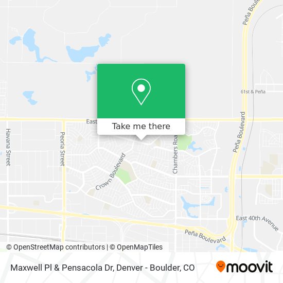 Mapa de Maxwell Pl & Pensacola Dr