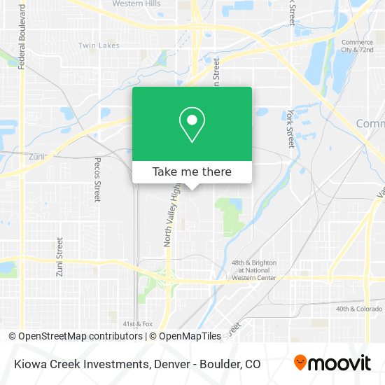 Kiowa Creek Investments map