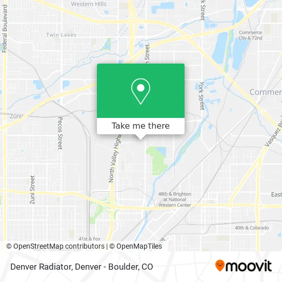 Denver Radiator map