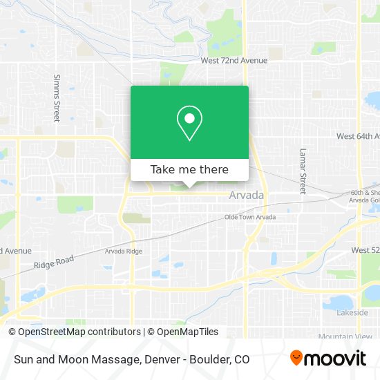 Sun and Moon Massage map