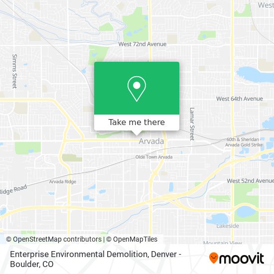 Mapa de Enterprise Environmental Demolition