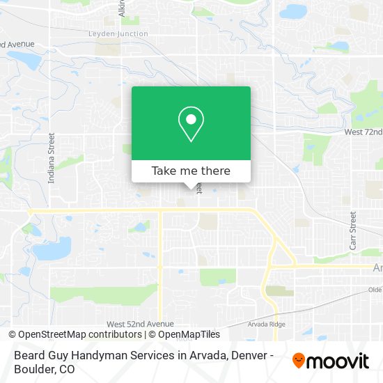 Beard Guy Handyman Services in Arvada map
