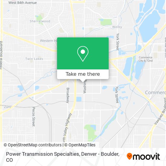 Power Transmission Specialties map