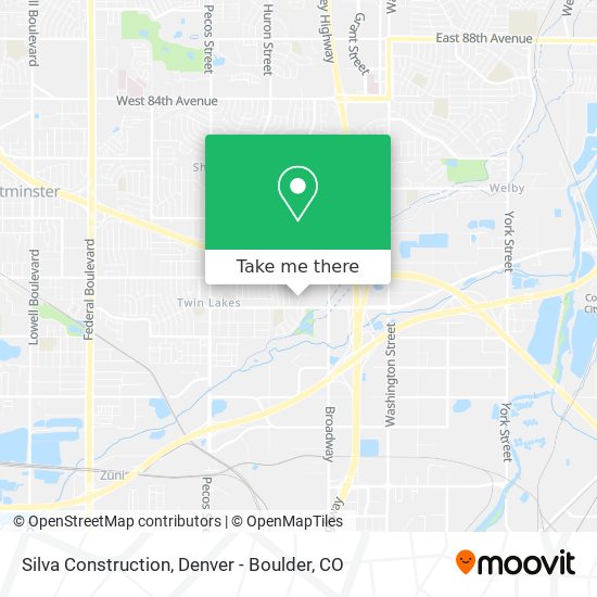 Silva Construction map