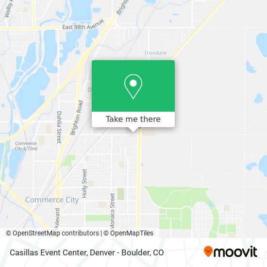 Mapa de Casillas Event Center