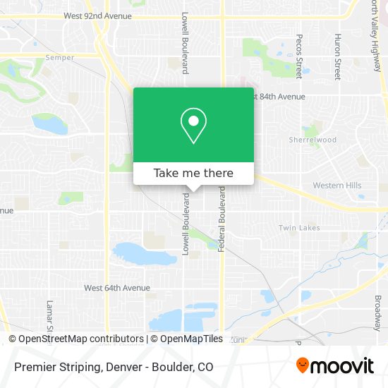 Premier Striping map