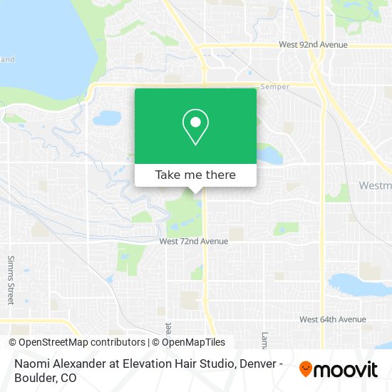 Mapa de Naomi Alexander at Elevation Hair Studio