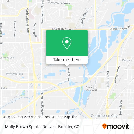 Molly Brown Spirits map