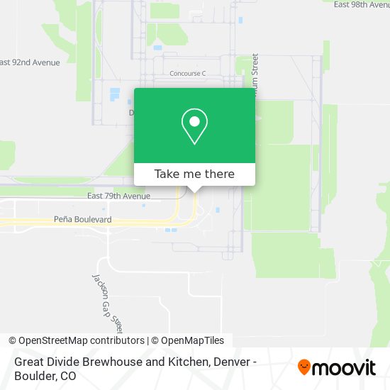 Great Divide Brewhouse and Kitchen map