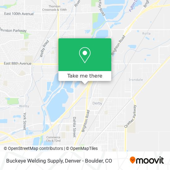 Mapa de Buckeye Welding Supply