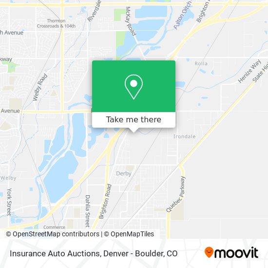 Insurance Auto Auctions map