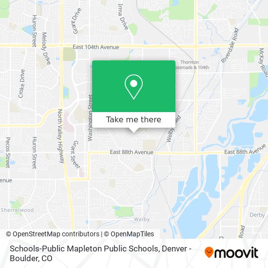 Mapa de Schools-Public Mapleton Public Schools