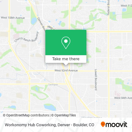 Mapa de Workonomy Hub Coworking