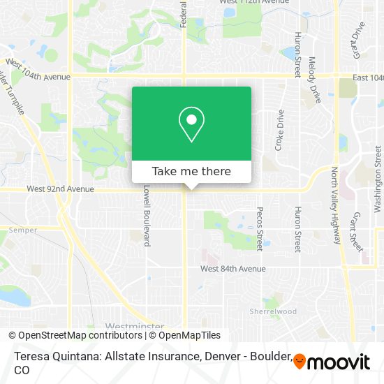 Mapa de Teresa Quintana: Allstate Insurance