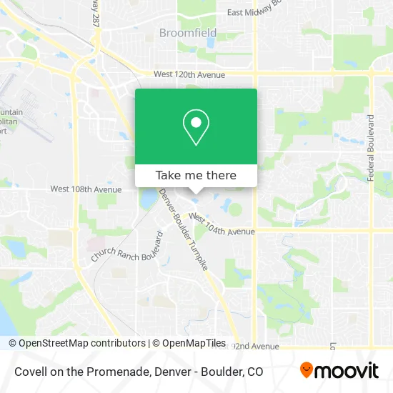 Covell on the Promenade map