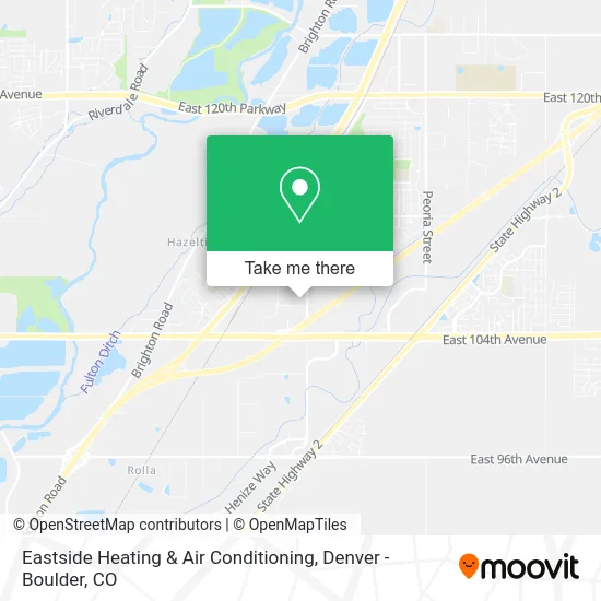 Eastside Heating & Air Conditioning map