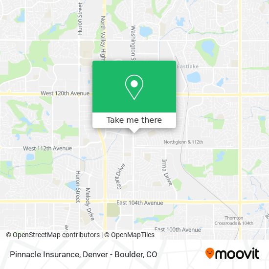 Mapa de Pinnacle Insurance