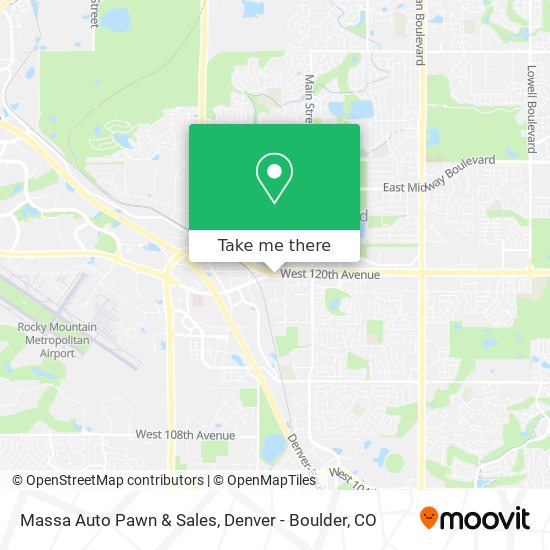 Massa Auto Pawn & Sales map