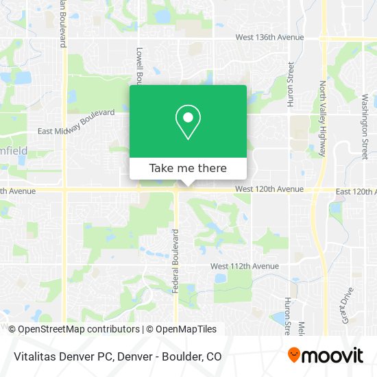 Vitalitas Denver PC map