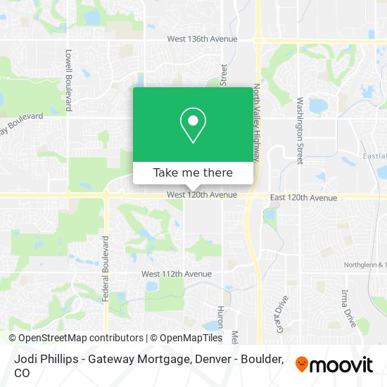 Jodi Phillips - Gateway Mortgage map