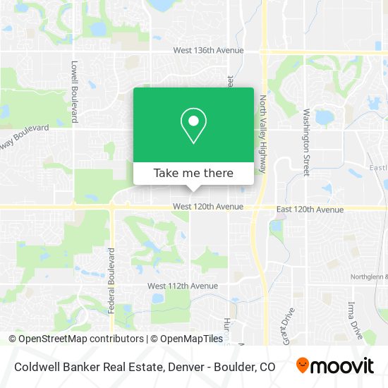 Coldwell Banker Real Estate map