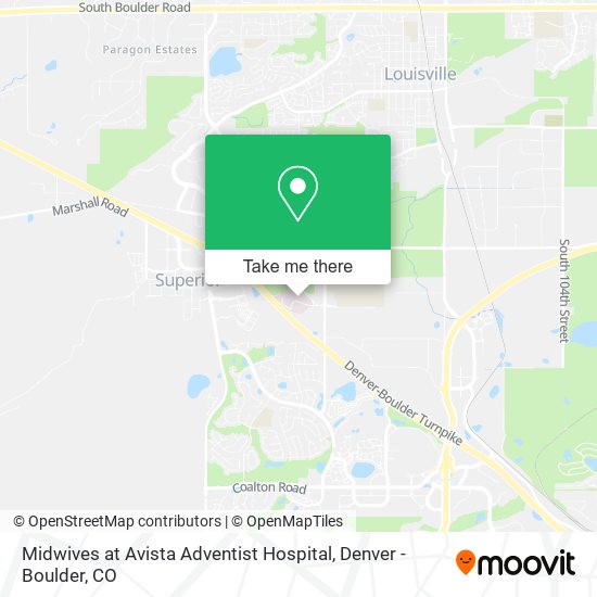Midwives at Avista Adventist Hospital map