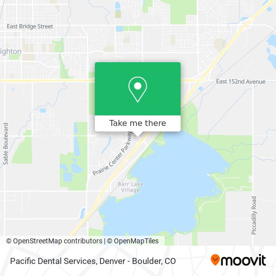Mapa de Pacific Dental Services