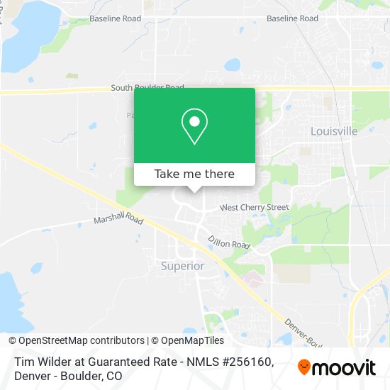 Tim Wilder at Guaranteed Rate - NMLS #256160 map