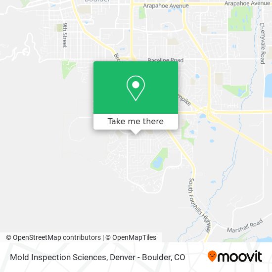 Mold Inspection Sciences map