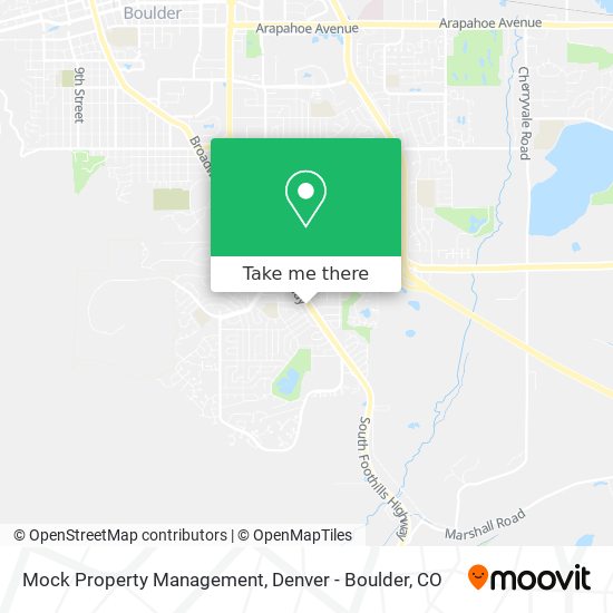 Mock Property Management map