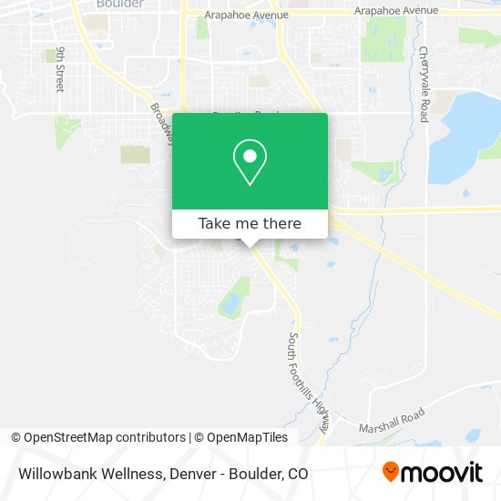 Mapa de Willowbank Wellness