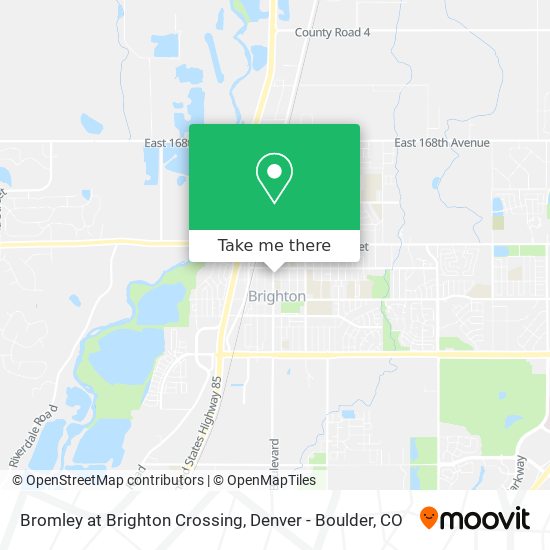 Bromley at Brighton Crossing map