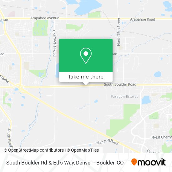 South Boulder Rd & Ed's Way map