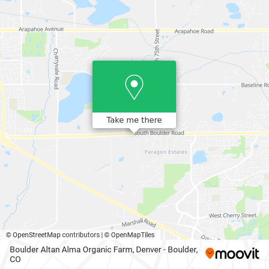 Boulder Altan Alma Organic Farm map