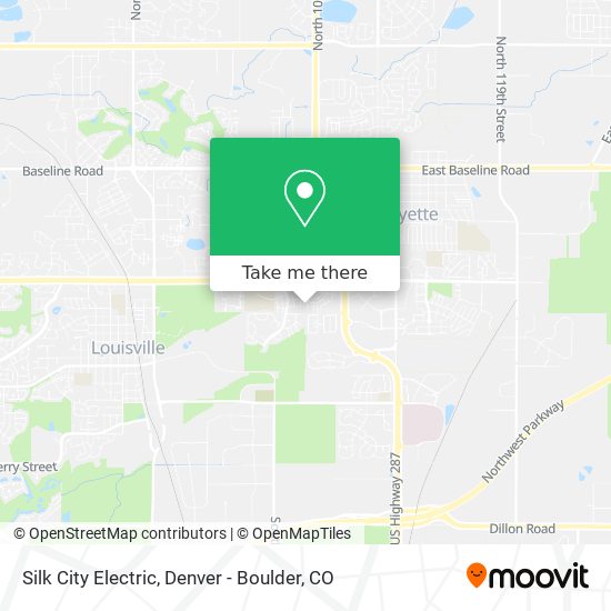 Silk City Electric map