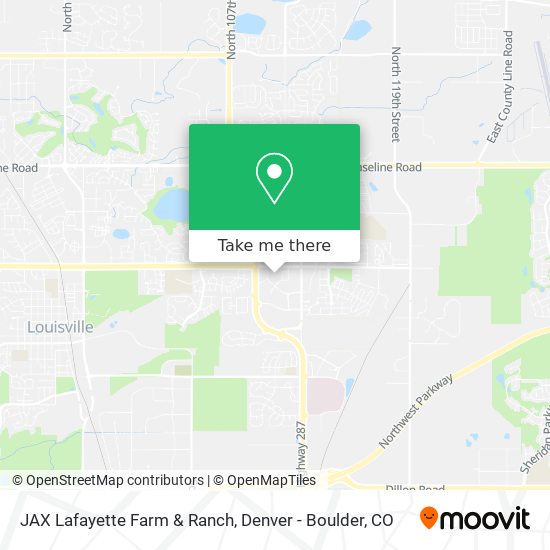JAX Lafayette Farm & Ranch map