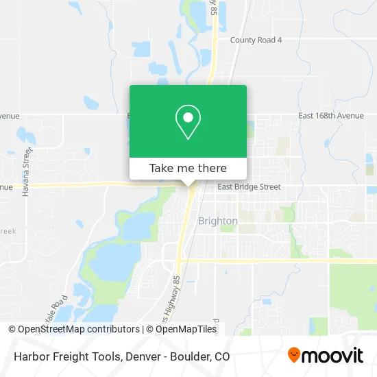 Harbor Freight Tools map