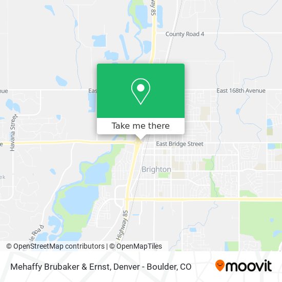 Mehaffy Brubaker & Ernst map